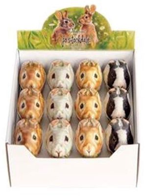 Jo Stockdale Egg-Shaped Rabbit Tins - Assorted