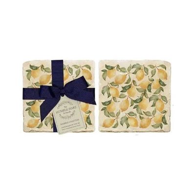 Lemons Coaster (set of 2) by The Humble Hare