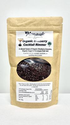 Organic Blueberry Cocktail Rimmer