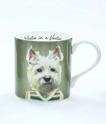 Westie in a Vestie Mug
