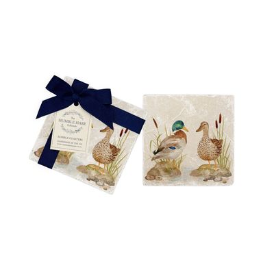 The Humble Hare Duck's Retreat Coasters