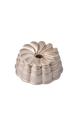 Bakemaster Petal Fluted Cake Pan - 24cm Champagne