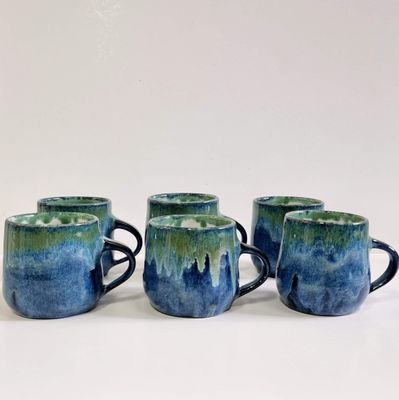 Drippy Cups &#039;Blue Green&#039; | Peter Black