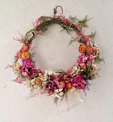 Wild hydrangea wreath | SOLD