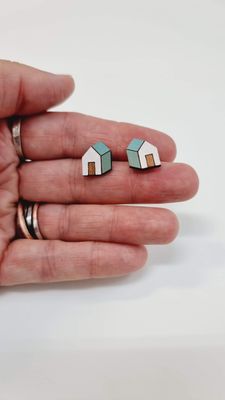 Little Houses Earrings | Natty