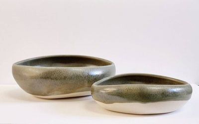 Pebble Bowls Olive | SOLD