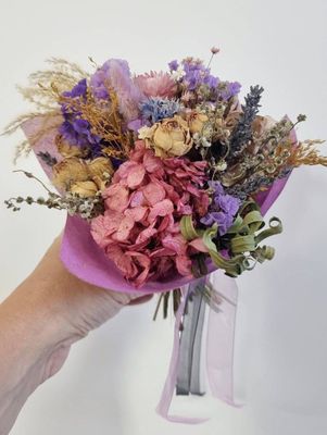 Pastels &amp; Purple | S | Dried Flowers