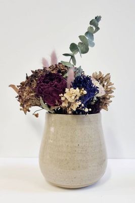 Nadine Vase &amp; Posy | Dried Flowers