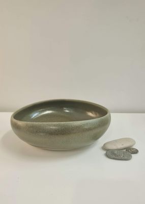 Olive pebble bowl | Janine Rees-Thomas