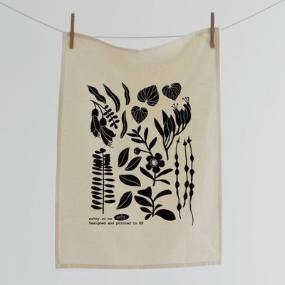 NZ Natives | Tea Towel | Natty Textiles