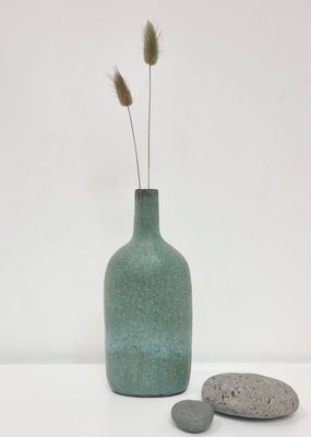 Teal bottle vase&#039; | Michelle Connolly