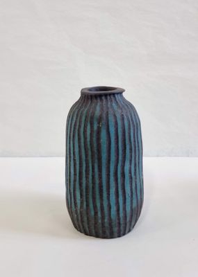 Black &amp; Teal Vase | Small | Michelle Connolly