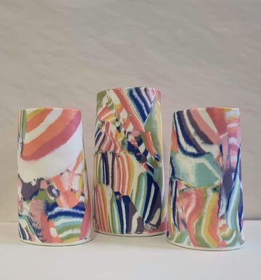 Rainbow Mixed Vase | Two Sizes | Alex Wilkinson