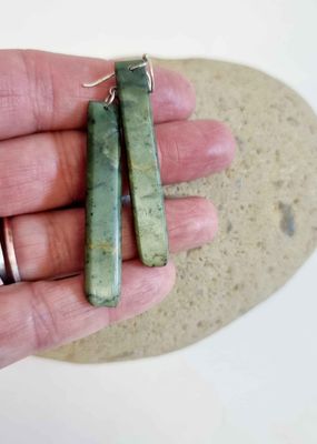 Drop Earrings | Kahurangi Pounamu | Haylie Fry