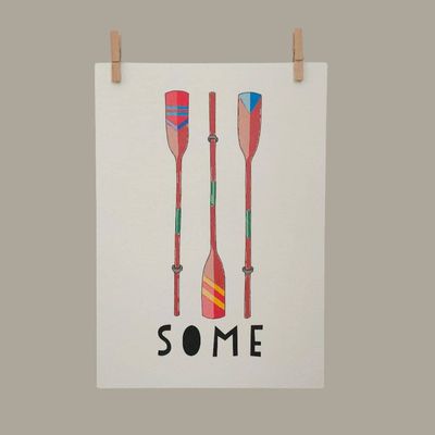 Oar-some | A4 Print | Natty