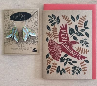 Earrings &amp; Card #6