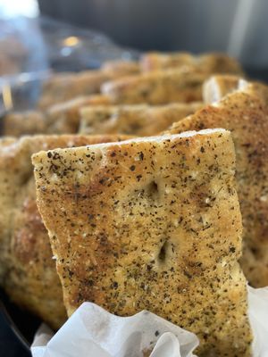 Focaccia with Herbs and Sea Salt
