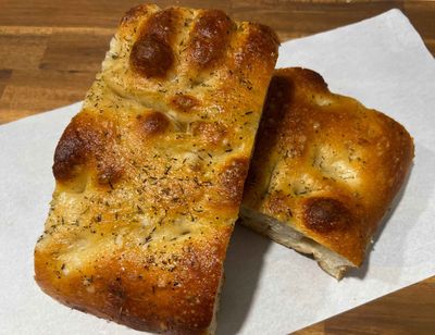 Focaccia with Herbs and Sea Salt