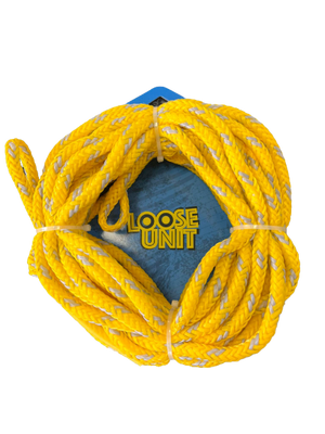 Loose Unit Deluxe Foam Core 2 Person Tube Rope Yellow