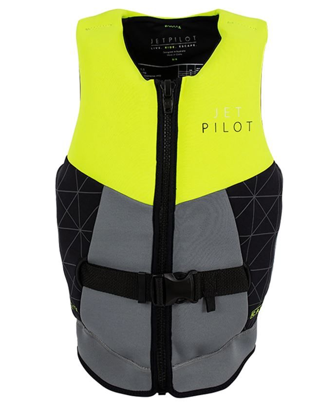 Jetpilot Ladies Cause Neo Vest Yellow/Grey