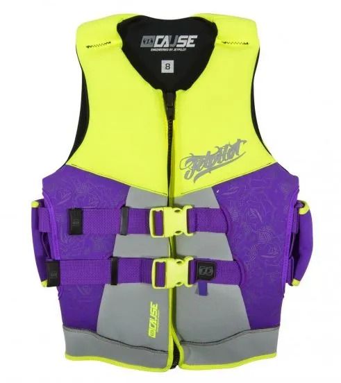 Jetpilot Ladies Cause Neo Vest Yellow/Purple