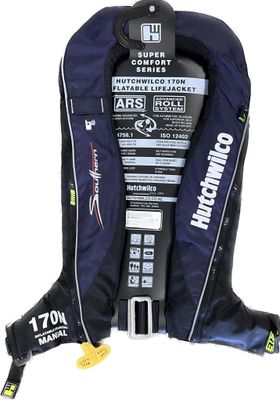Hutchwilco Super Comfort 170N Manual Inflatable Life Jacket - Southern Branded