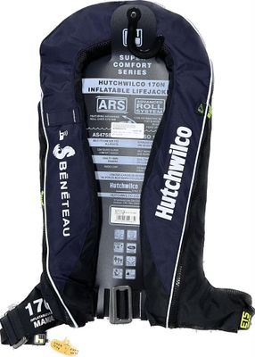 Hutchwilco Super Comfort 170N Manual Inflatable Life Jacket - Beneteau Branded