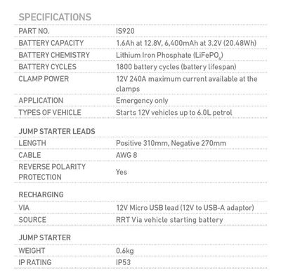 12V 900A Intelli-Start Emergency Lithium Jump Starter and Power Bank,  Christmas Picks