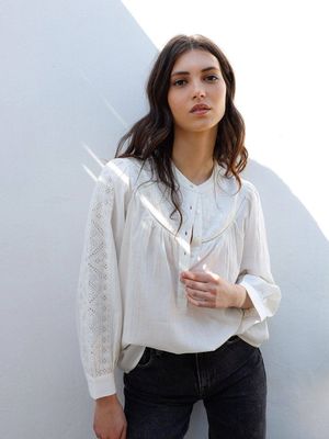 Indi &amp; Cold Embroidered Blouse