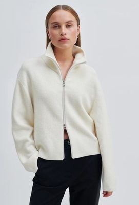 Second Female Alvera Zip T-Neck Knit