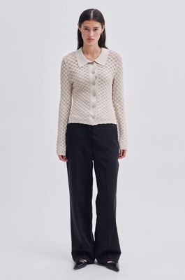 Second Female Wilda Knit Cardigan - French Oak