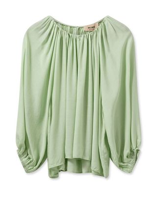 Mos Mosh Sansa Boheme Soft Blouse - Smoke Green