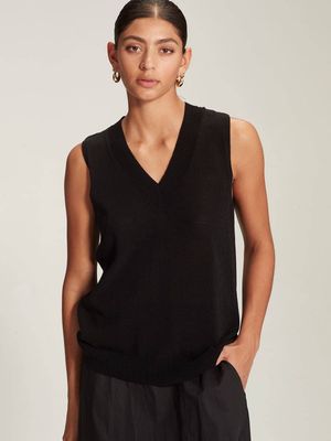 Caroline Sills Otis Summer Vest - Black