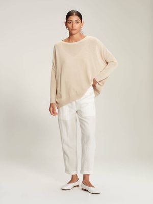 Caroline Sills Bradley Pant - Ivory