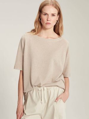 Caroline Sills Alvaro Knit Tee - Marble