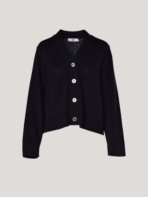 Caroline Sills Belleville Cardi - Black