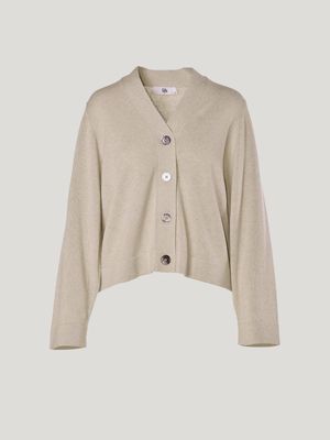 Caroline Sills Belleville Cardi - Marble