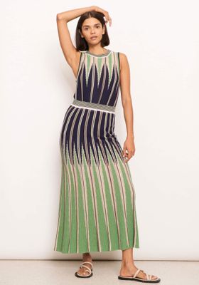 Pol Spike Skirt - Green Multi