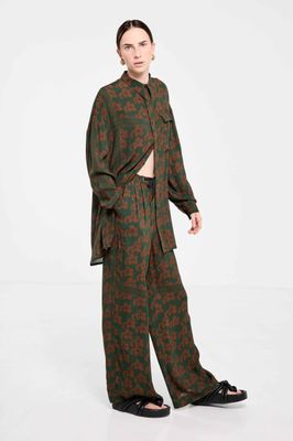 Salasai Country Club Pant - Green Pop Palm