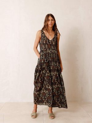 Indi &amp; Cold Maxi Dress - Black