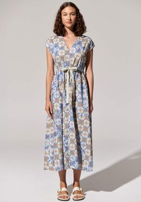 Pol Celeste Belt Dress