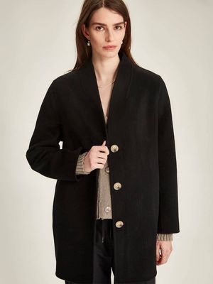 Caroline Sills Mimo Coat Black