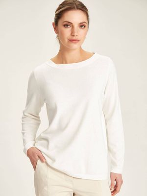 Caroline Sills Kelly Jumper Laser White