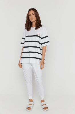 Alexandra Jasper T-Shirt White Stripe