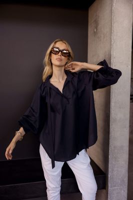 Alexandra Danill Blouse Navy