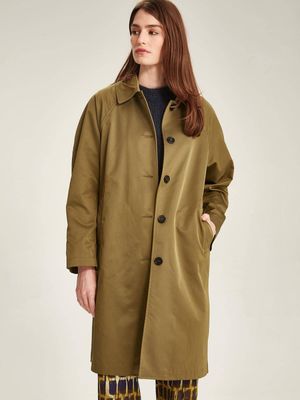 Caroline Sills Taylor Trench Coat Khaki