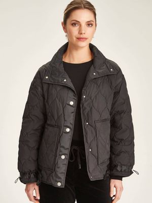 Caroline Sills Meribel Reversible Puffer Black