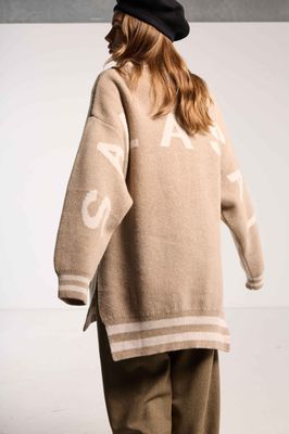 Salasai Creme Jumper - Caramel Merino
