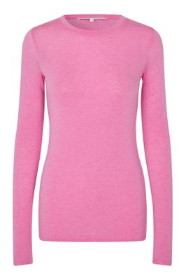 Second Female Matima O-Neck Tee - Pink Cosmos