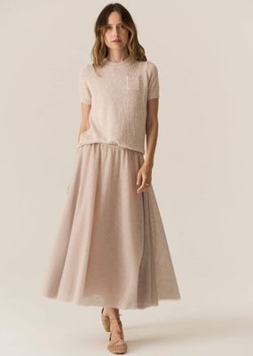 Pol Pax Lurex Tee - Pink